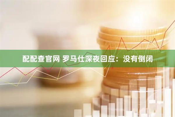 配配查官网 罗马仕深夜回应：没有倒闭